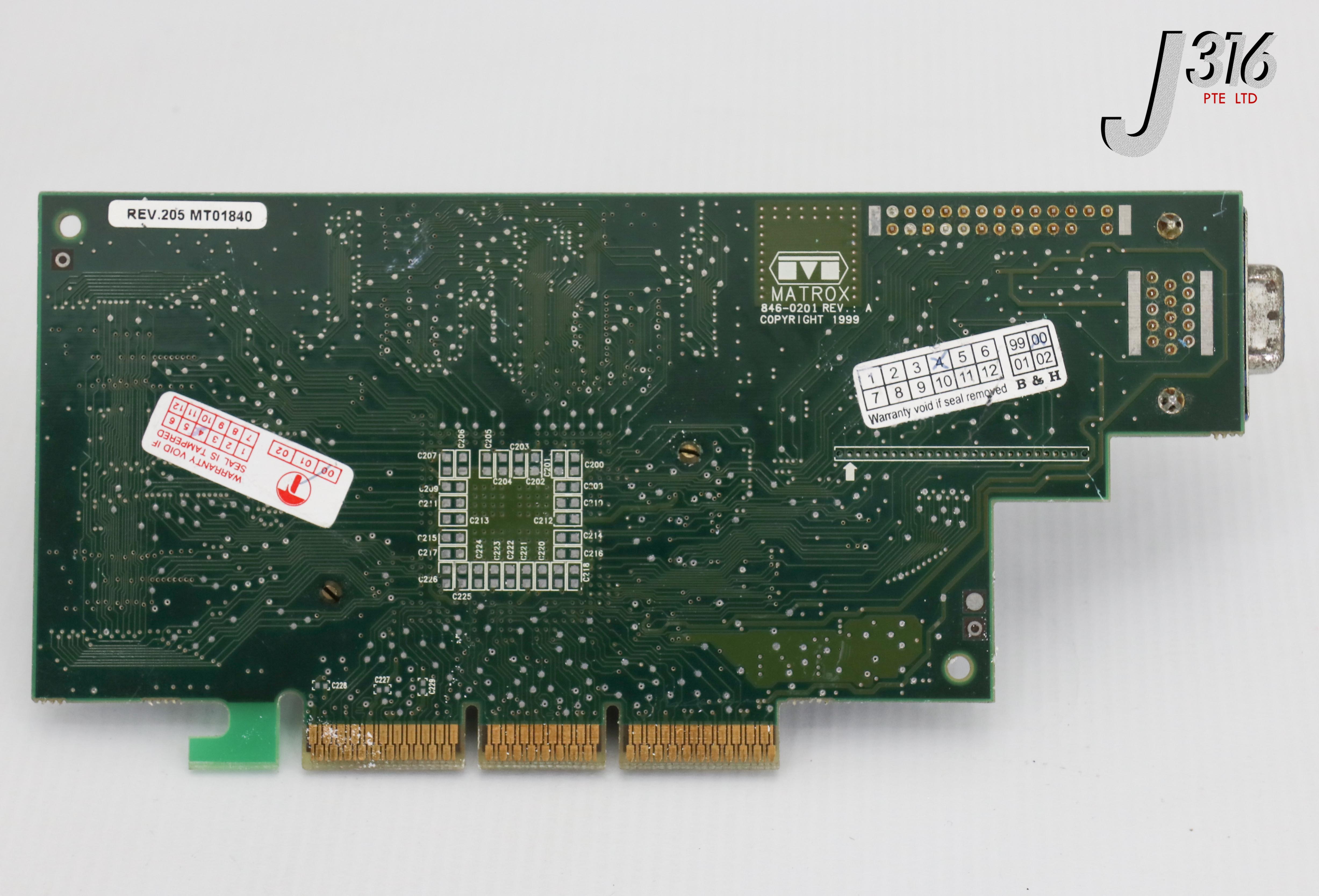 good's shop様 22916 MATROX PCB, GRAPHIC CARD AGP 846-0201 | eBay